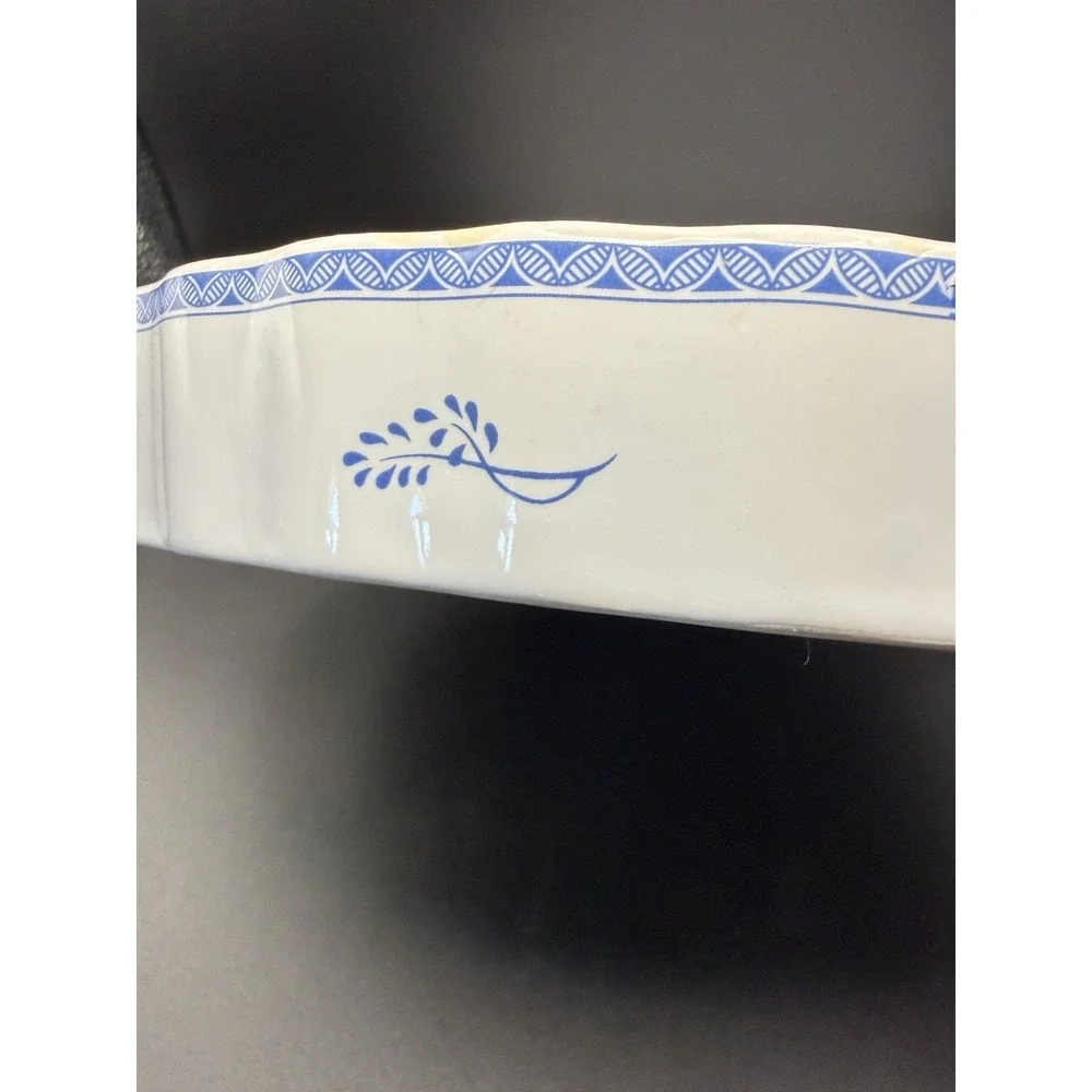 Fyrklovern Firkleveren Apilanlehti - White W/ Blue Flowers - 9